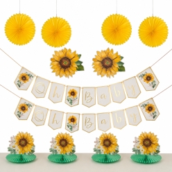 Sunflower Baby Shower 12pc Decorating Kit